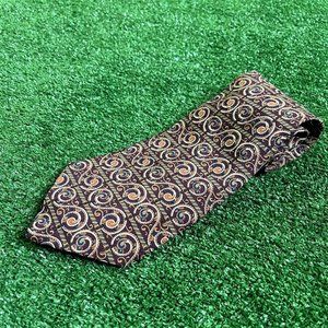 The Metropolitan Museum of Art Paisley Print Silk Art to Wear Y2K Neck Tie